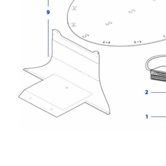 Abdeckung Ladestation Ambrogio L75 075Z06400A
