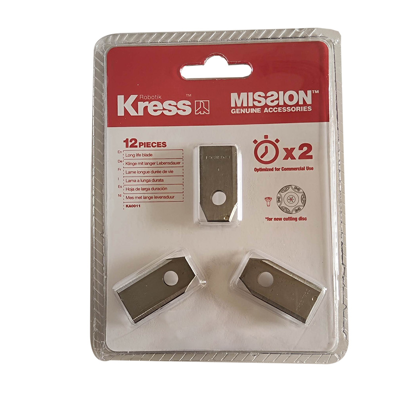 Kress Worx Longlife Klingen Ersatzmesser Langlebige Ersatzklingen mit Schulterschrauben KA0011